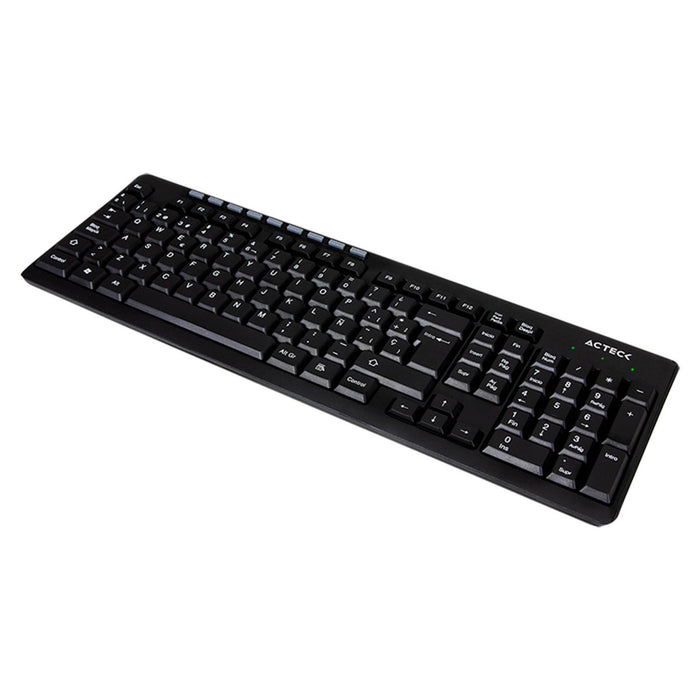 Teclado ACTECK INSPIRE TI215 Inalambrico USB Clasico Negro AC-913973