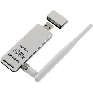 Adaptador Inalambrico USB TP-LINK TL-WN722N 2.4Ghz 802.11n 150Mbps
