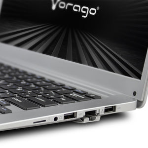 Laptop VORAGO Celeron N4020 8GB 64GB SSD 500GB 14 Plata Win 10 pro ALPHAPLUS4020-10-3