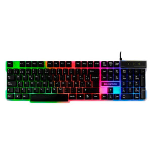 Kit Teclado y Mouse Gamer BALAM RUSH Vortex XDO5 LED USB BR-930727
