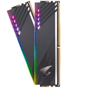 Memoria RAM DDR4 16GB 3200MHz AORUS RGB 2x8GB Negro GP-ARS16G32