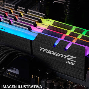 Memoria RAM DDR4 16GB 3200MHz G.SKILL Trident Z RGB 2x8GB F4-3200C16D-16GTZR