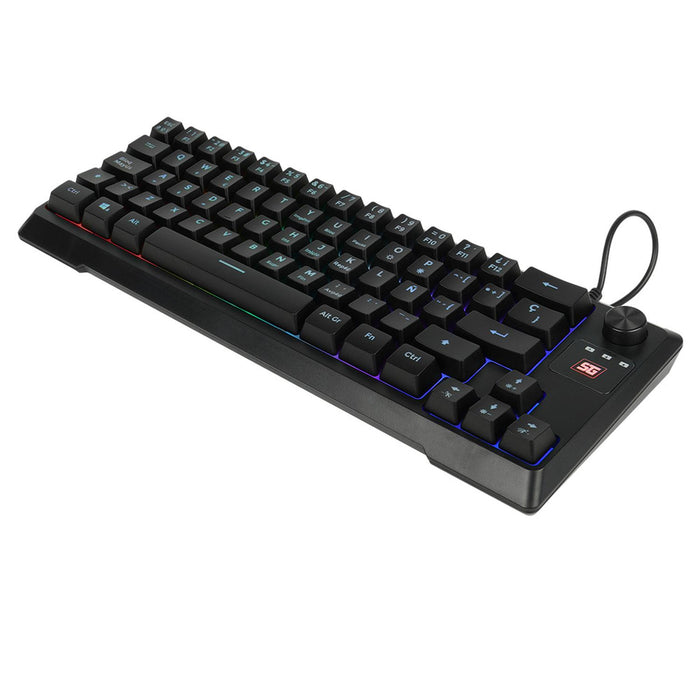 Teclado Gamer START THE GAME KB-506 USB RGB Control de iluminación