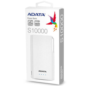 Power Bank 10000mAh ADATA S10000 Bateria Portatil 2 USB Tipo A 5V