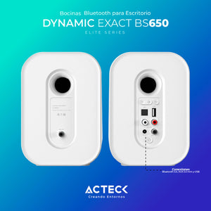 Bocinas ACTECK DYNAMIC EXACT BS650 Inalambrica 50W RMS USB Blanco AC-935883