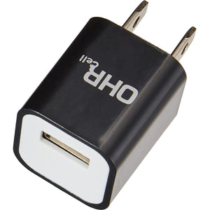 Adaptador Viajero OHR CELL LOS ESENCIALES USB 1000mAh Carga Rapida