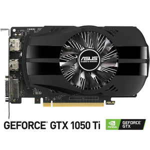 Tarjeta de Video ASUS GeForce GTX 1050 Ti 4GB GDDR5 PH-GTX1050TI-4G