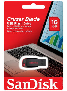 Kit 20 Memorias USB 16GB SANDISK Mayoreo 2.0 SDCZ50-016G-B35