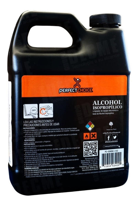 Alcohol Isopropilico PERFECT CHOICE Envase 1L PC-034094