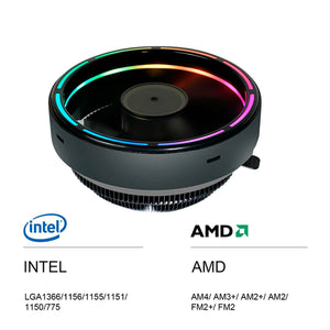 Disipador CPU VETROO DARK STORM RGB INTEL AMD