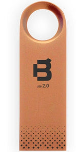 Memoria USB 16GB Metálica 2108 Bronce BLACKPCS MU2108RG-16
