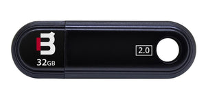 Memoria USB 2.0 32GB Plastico 2109 Negro BLACKPCS MU2109BL-32