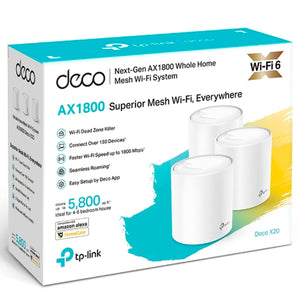 Router Tp-link Deco X20 Ax1800 Wifi Mesh 3-pack 1200mbps
