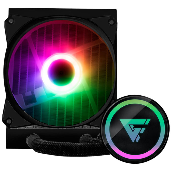 Enfriamiento Liquido GAME FACTOR 120mm ARGB 3pin LGA 1700 AM5 LQG500-BK