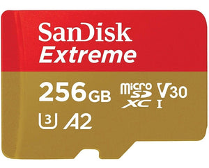 Memoria Micro SD 256GB SANDISK Extreme 4K SDSQXA1-256G-GN6MA
