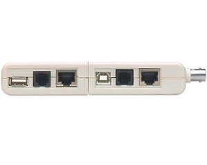 Probador de Cables INTELLINET 4 en 1 RJ11 RJ45 USB BCN 351911