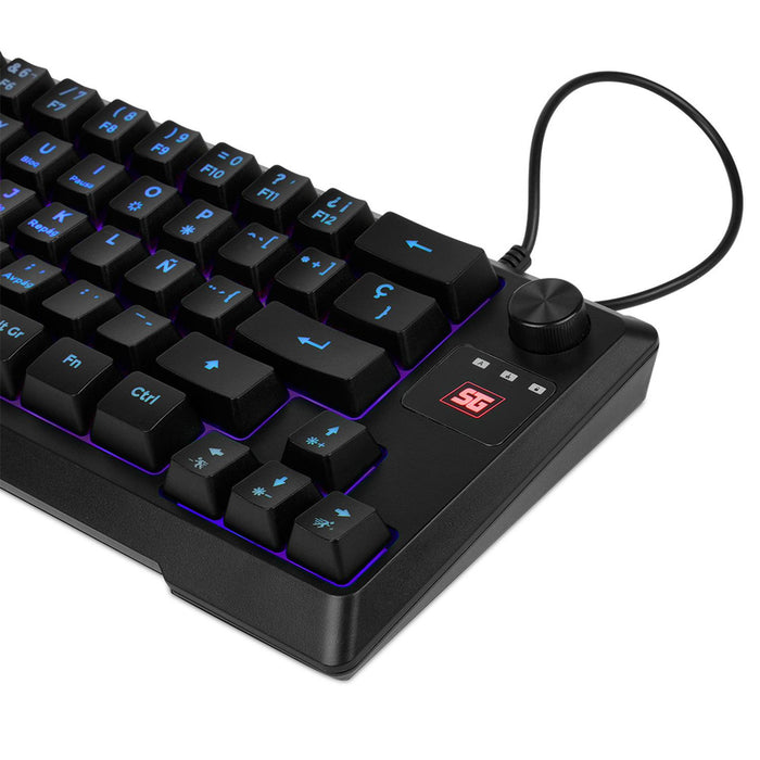 Teclado Gamer START THE GAME KB-506 USB RGB Control de iluminación