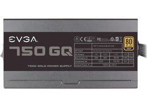 Fuente de Poder PC 750W Gamer EVGA 80 Plus Gold 210-GQ-0750-V1
