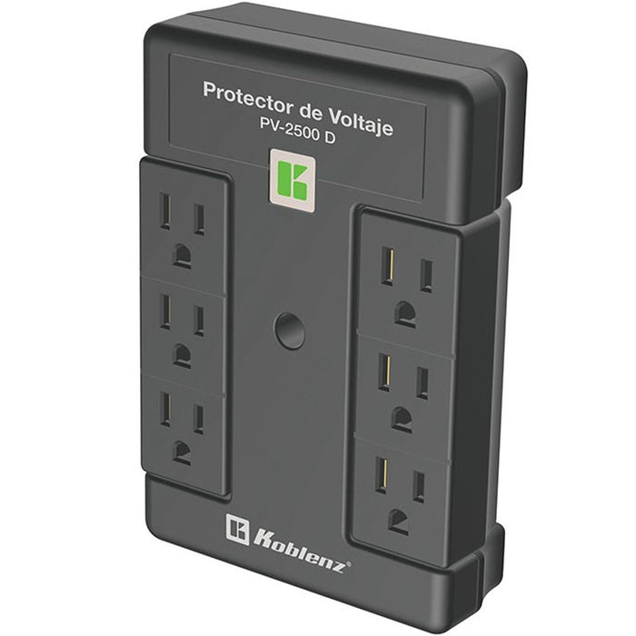 Protector de Voltaje KOBLENZ PV-2500 D 6 Contactos 2500VA