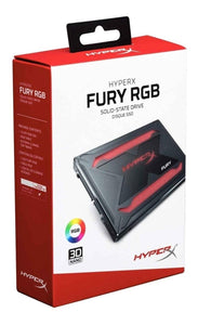 Unidad de Estado Solido SSD 480GB KINGSTON HYPERX FURY Sata 2.5 RGB SHFR200/480G