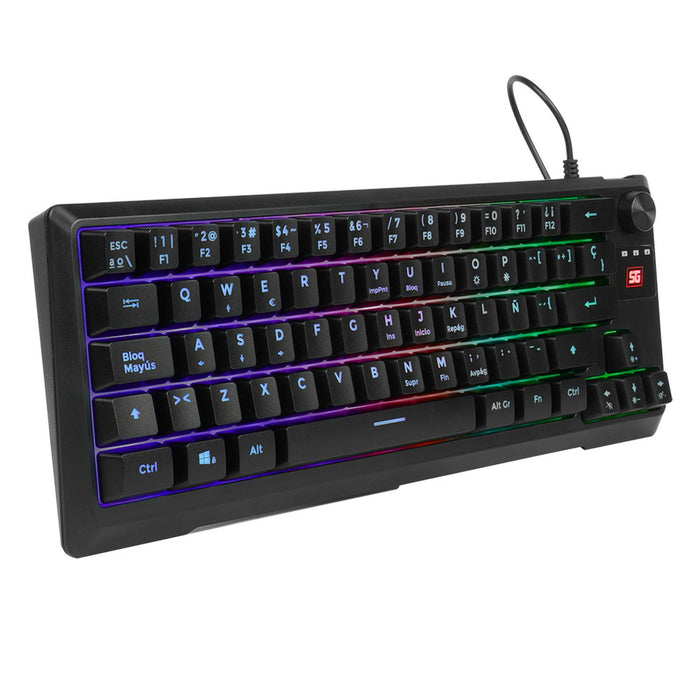 Teclado Gamer START THE GAME KB-506 USB RGB Control de iluminación