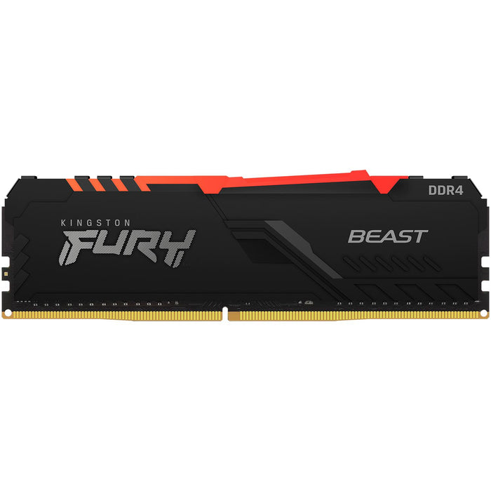 Memória RAM DDR4 Kingston 3600 MHz 16 GB Fury Beast KF436C18BB/16 - Preto