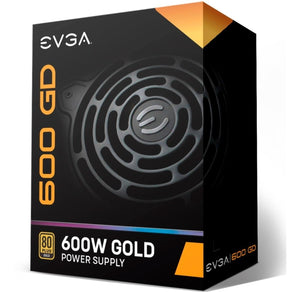 Fuente de Poder PC 600W Gamer EVGA 80 Plus Gold 100-GD-0600-V1