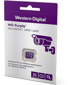 Memoria Micro SD 32GB Western Digital Purple Videovigilancia WDD032G1P0A