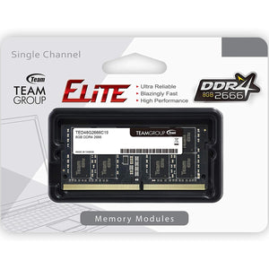 Memoria RAM DDR4 8GB 2666MHz TEAMGROUP ELITE Laptop TED48G2666C19-S01
