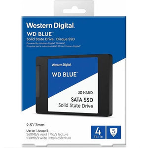 Unidad de Estado Solido SSD 4TB Western Digital Blue SATA 2.5 WDS400T2B0A