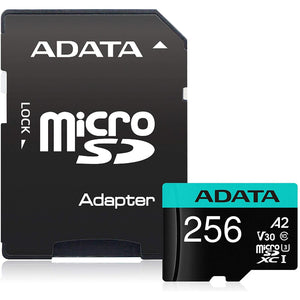 Memoria Micro SDXC 256GB ADATA Premier PRO Juegos A2 Video 4K V30