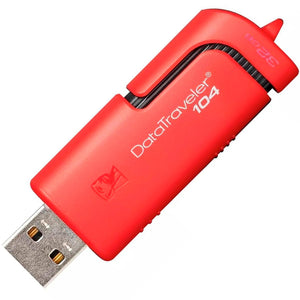 Memoria USB KINGSTON DT104 32GB 2.0 Rojo KC-U1Z32-6SR