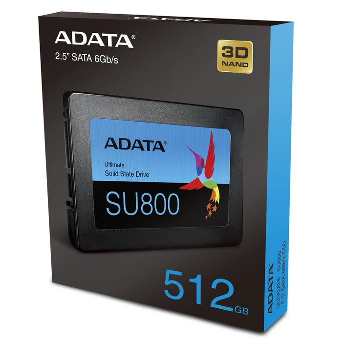 Unidad de Estado Solido SSD 2.5 512GB ADATA SU800 SATA III 560/520 MB/s ASU800SS-512GT-C