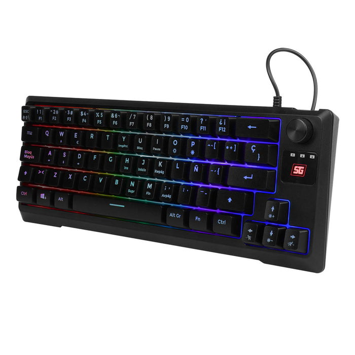 Teclado Gamer START THE GAME KB-506 USB RGB Control de iluminación