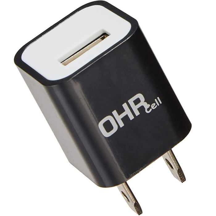 Adaptador Viajero OHR CELL LOS ESENCIALES USB 1000mAh Carga Rapida