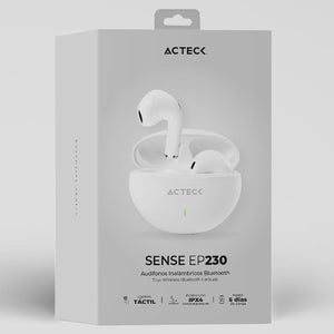 Audifonos ACTECK SENSE EP230 Inalambricos Blanco AC-935111