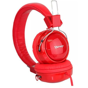 Audifono VORAGO 300 HeadPhones HIFI Bass Rojo HP-300R