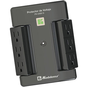 Protector de Voltaje KOBLENZ PV-2500 D 6 Contactos 2500VA