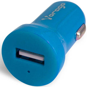 Cargador para Automovil VORAGO USB Azul AU-101