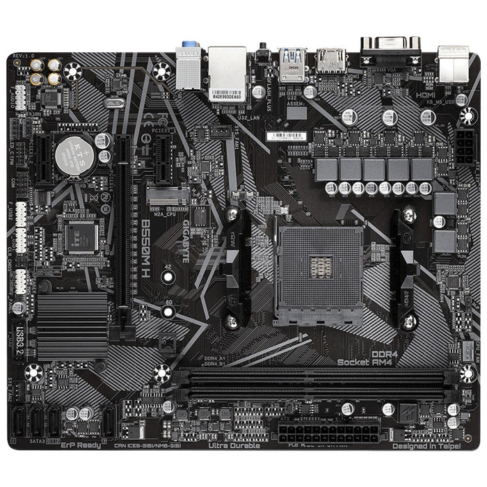 Tarjeta Madre GIGABYTE B550M H AMD AM4 Micro ATX