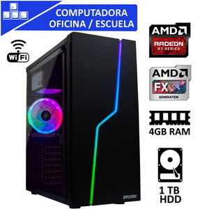 Pc Gamer Xtreme Amd A10 Fx 8800E Ram 4GB Disco 1Tb Radeon R7