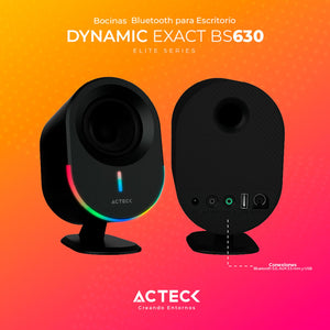 Bocinas ACTECK DYNAMIC EXACT BS630 Inalambrica 20W RMS USB Negro AC-935869
