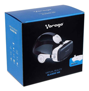 Visor Realidad Virtual VORAGO Control Remoto Bluetooh Audifonos VR-100