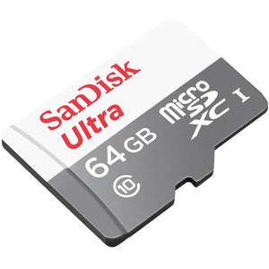 Memoria Micro SD 64GB SANDISK Ultra Clase 10 Video Full HD 100Mb/s SDSQUNR-064G-GN3MA