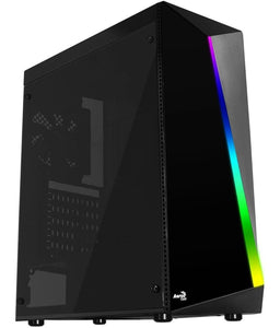 Gabinete Gamer AEROCOOL SHARD RGB ATX Cristal Templado Media Torre