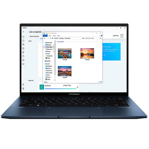 Laptop ASUS Zenbook Core I7 1260P 16GB 1TB SSD 14 OLED Azul Reacondicionado