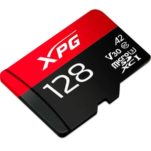 Memoria Micro SDXC 128GB XPG A2 Clase 10 V30 Video 4K Nintendo Switch AUSDX128GUI3XPGA2-R